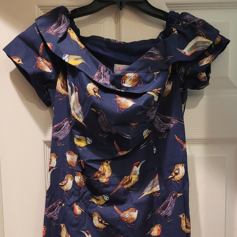 Belle Poque - floral pattern sundress/cocktail length